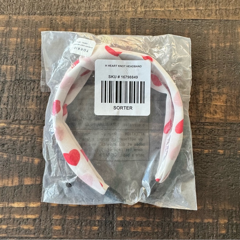 Torrid Red Heart Knot Headband ❤️ - Picture 2 of 3